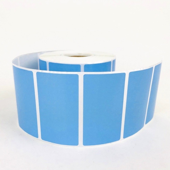 Thermal Printer Label Stickers. 2.25x1.25 Blue 1000 Pieces - Picture 3 of 9